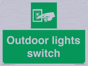 Outdoor lights switch